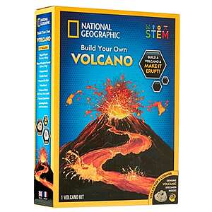 National Geographic Kits: Rock & Mineral Starter Kit $7.79, Volcano Making Kit $7.79, Chemistry Set $15, More + Free Store Pickup at Michaels or FS on $49+