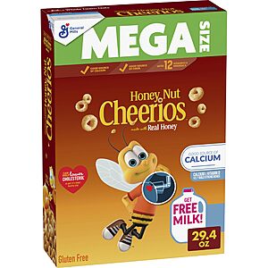 29.4-Oz Honey Nut Cheerios Cereal $4.85 w/ Subscribe & Save