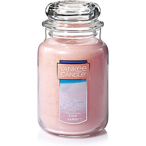 22-Oz Yankee Candle Large Jar Candle (Pink Sands) $11 w/ S&S + Free Shipping w/ Prime or on $35+