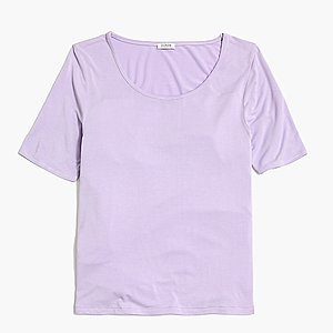 J. Crew Factory: Extra 50% Off Clearance: Women's Wear to Work T-Shirt $6.37, Men's Plaid Linen Shirt $8.49 & More + Free Shipping