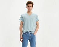 Levi's Coupon: 40% Off Sitewide: Men's Classic V-Neck Tee $7.79, Men's Big & Tall 541 Athletic Taper Jeans $15, Little Girls' Denim Shortalls $12 & More + Free Shipping