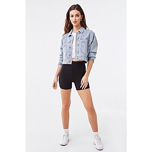Forever 21 Coupon: 30% Off Sale Items: Women's Ribbed High-Rise Biker Shorts $4.20, Men's Sombra Overwatch Graphic Tee $7 & More + Free Shipping on $50+