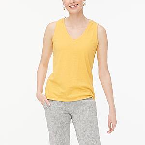 J Crew Factory Sale: Women's Cotton Blend Tank Top $3.75, Men's Slim-Fit Flex Khaki Pant $8.75 & More + FS on $99+