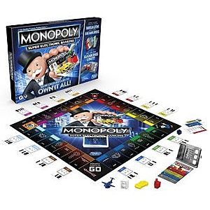 Monopoly Super Electronic Banking Board Game + 2.5% Slickdeals Cashback $13.60 (PC/Laptop Req.)