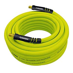 50' ft air compressor hose hybrid HUSKY 3/8" green $10.98 @ Home Depot (similar to Flexzilla)  YMMV - click different stores on HD website