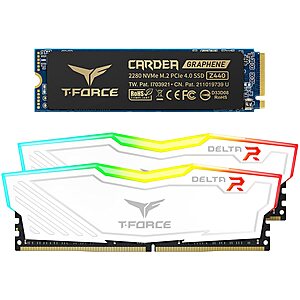 TEAMGROUP DDR4 3600MHz 16GB Kit (2x8GB) + 1TB NVMe Gen4 SSD Bundle $140 + Free Shipping