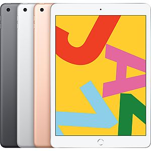 32GB Apple iPad 7th Gen 10.2" WiFi Tablet (Latest Model, Various Colors) $250 + Free Shipping