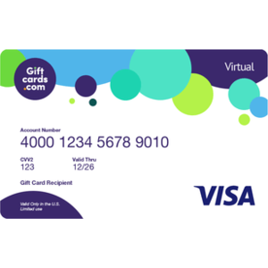 5% Off Visa Virtual Gift Cards. Max $250 per card with $5.95 fee. MoneyMaker $6.55(2.6%) up to $65 if you buy the max 10 cards