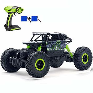 SZJJX RC Cars Off-Road Remote Control Car Trucks Vehicle 2.4Ghz 4WD Powerful 1: 18 Racing Climbing Cars Radio Electric Rock Crawler (Green): Toys & Games $16.49