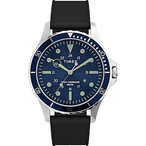 Timex Men's Watch - Navi XL Rotating Bezel Blue Dial Rubber Strap $49.99