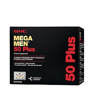 Mega Men Vitamins Up to 55% Off at GNC. Offer Valid: 7/6-7/9