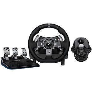 Logitech G29/G920 [PS4|PC,Xbox] Driving Force Racing Wheel + Pedals + G-Force Shifter Bundle - $224.95 + Free Shipping
