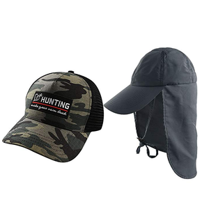 2-Pack Outdoor Sun Caps with Neck Flap --$6.99