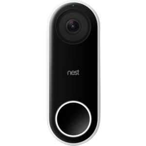 Nest Doorbell (Wired) (NC5100US) - Smart Wi-Fi Video Doorbell Camera $99.99