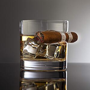 Godinger Cigar Whiskey Glass, Old Fashioned Whiskey Glasses With Indented Cigar Rest, Gifts for Dad, Gifts for Men $9.02
