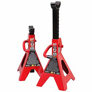 Amazon has Torin Big Red Steel Jack Stands: 2 Ton Capacity, 1 Pair w/FSSS or Free Ship with Prime $9.97