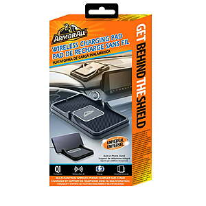 Armor All Car Dash Phone Wireless Charging Pad $12