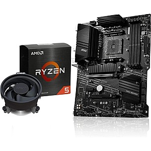 Micro Center Bundle: AMD Ryzen 5 5600X + MSI B550-A Pro Motherboard Bundle $271.99 and More + FS with PRIME
