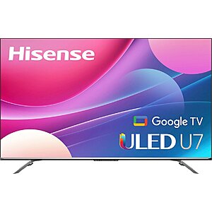 75" Hisense U7H Quantum ULED 4K UHD Smart Google TV $948 + Free S/H