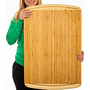 30" x 20" Greener Chef  Bamboo 3XL Cutting Board $50 + Free Shipping