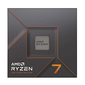 AMD Ryzen 7 7700X 8-Core 16-Thread AM5 Unlocked Processor $280 + Free Shipping