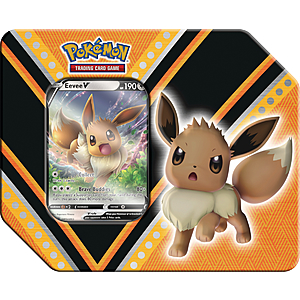 Pokémon Trading Card Game: V Powers Tin (Eevee or Eternatus) $15 each + Free S/H Orders $35+