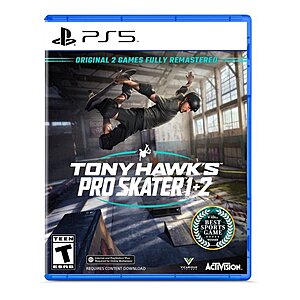 YMMV Tony Hawk Pro Skater 1 & 2 - PS5 - $20 - In-Store Only at Walmart