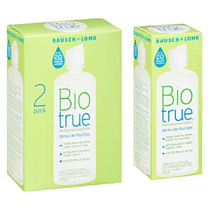 3-Pack 10-Oz Bausch + Lomb Biotrue Soft Contact Lens Multi-Purpose Solution $6 + Free Store Pickup @ Walgreens