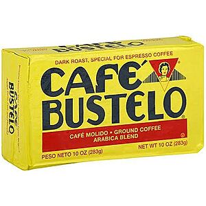 10oz Café Bustelo Ground Coffee Brick (Espresso Dark Roast) $2 + Free Store Pickup on $10+