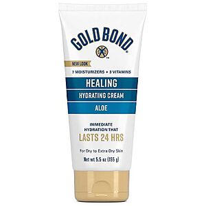 5.5-oz Gold Bond Healing Hydrating Cream (Aloe) or 4-oz Healing Foot Cream: $1.34 w/Store Pickup on $10+ @ Walgreens