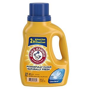 36.5-Oz Arm & Hammer Laundry Detergent (Various): $1.80 w/Store Pickup on $10+ @ Walgreens