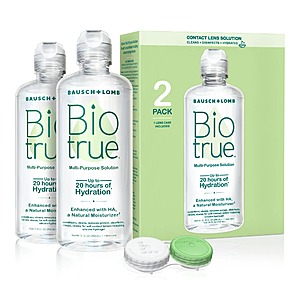 2-Pack 10-Oz Bausch + Lomb Biotrue Soft Contact Lens Multi-Purpose Solution: $5.40 + Free Pickup @ Walgreens