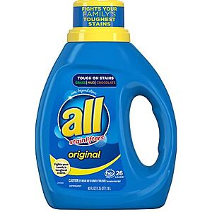 40-Oz All Laundry Detergent or 80-Ct Snuggle Fabric Softener Sheets: $2.25 + Free Shipping @ Walgreens