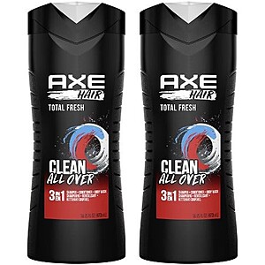 16-Oz AXE 3-in-1 Body Wash, Shampoo & Conditioner (Total Fresh): 2 for $4.50 w/Store Pickup on $10+ @ Walgreens