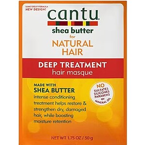 1.75 Oz Cantu Shea Butter Deep Treatment Hair Masque: 2 for FREE w/Store Pickup on $10+ @ Walgreens