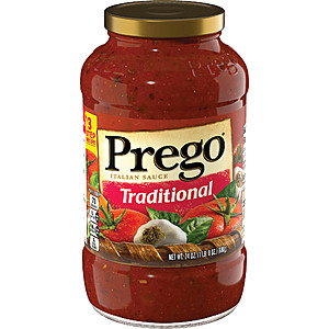 Walgreens Pickup Stacking Promo: Prego Italian Sauce 24 oz. (Traditional or Meat) - 2 for $1.94