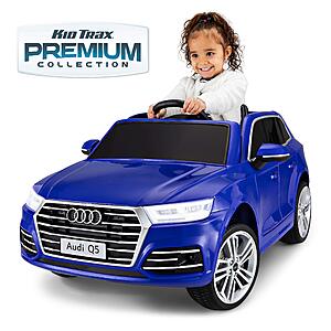 Kid Trax Electric Kids Luxury Audi Q5 Car Ride-On Toy, 6 Volt Battery, Remote Control, Ages 3-5 Years, Blue $181.16