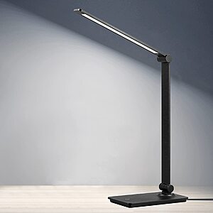 Dott Arts LED Desk Lamp, Touch Control Desk Lamp with 3 Levels Brightness, Dimmable Office Lamp with Adjustable Arm, Foldable Table Desk Lamp 5000K, 8W, Black $9.96