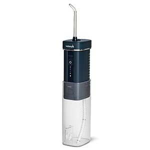 Waterpik Cordless Slide Professional Water Flosser, Portable Collapsible for Travel and Storage, with Travel Bag and 4 Tips, ADA Accepted, Rechargeable, Midnight Blue $55.5