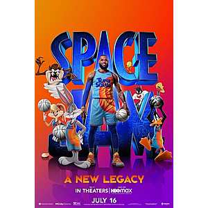 Atom Tickets: $5 off Space Jam: A New Legacy Movie Ticket (Plus Extra 25% Off w/ Amazon Pay)
