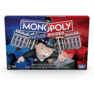 Monopoly: Ghostbusters Edition $8.05, Monopoly House Divided $6.40 & More