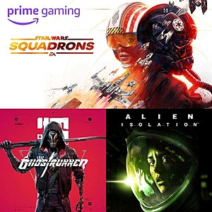 Prime Gaming (PCDD): Star Wars: Squadrons, Alien: Isolation, Ghostrunner, & More Free (w/ Amazon Prime Membership)
