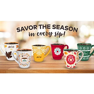 Free Seasonal Mug w/ Purchase of 3 Participating Keurig K-Cup Products