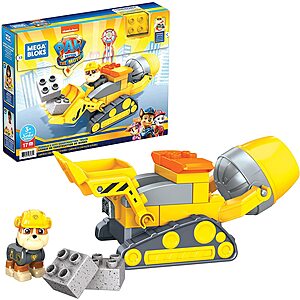Mega Bloks PAW Patrol Building Toys: 17-Piece Rubble's City Construction Truck $12 & More