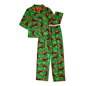 2-Piece Boys' Pajama Sets: Jurassic Park, Fruit Loops, Minions $5 & More