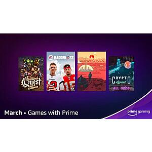 Free - Madden NFL 22, Surviving Mars, Steamworld Quest, Cryto against All Odds at Prime Gaming on March 1st