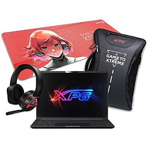 XPG Xenia Ultrabook Laptop Bundle: i5-1135G7, 14" 1200p, 512GB SSD, 16GB DDR4 $713
