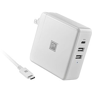 Platinum 95W 3-Port Wall Charger (2x USB-A + 87W USB-C Power Delivery) & 8' Cable $32 + Free Store Pickup