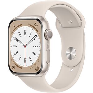 Apple Watch Series 8 45mm GPS w/ Aluminum Case (Various Colors) $379 + Free Shipping