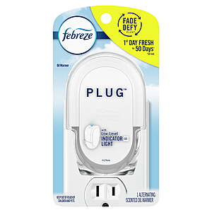 Walmart+ Members: Free (or cheap) Febreze Plug Odor-Eliminating Air Freshener Warmer + $3.30 Rewards Back (text message required)